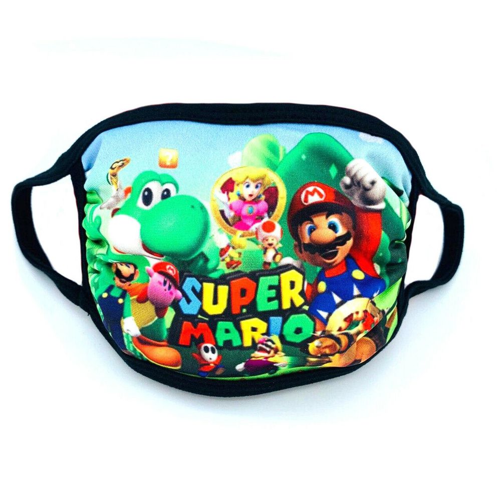 Super Mario Bros Kids Size Face Mask